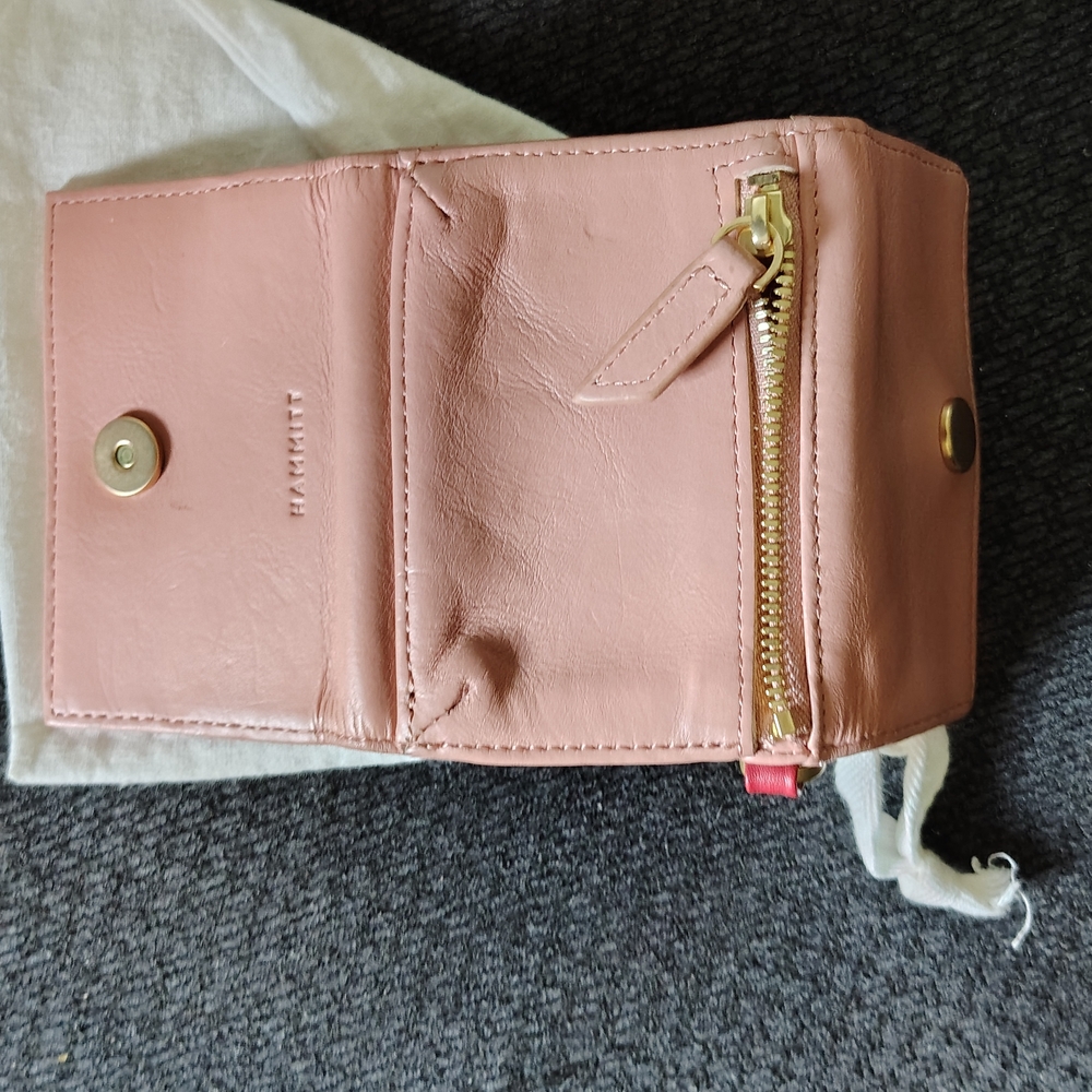 Hammitt Royce Key Pink Leather Wallet